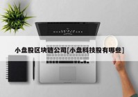 小盘股区块链公司[小盘科技股有哪些]